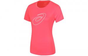 Футболка женская неоново-розовая Asics