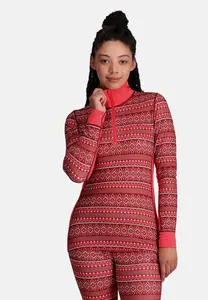 Функциональная рубашка Kari Traa "Lune", тянется в четырех направлениях, красный