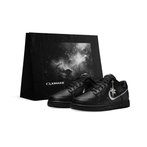 Nike Dunk устойчивые к истиранию дышащие низкие скейтборд кроссовки unisex black white