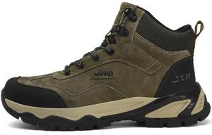 Кроссовки мужские среднего размера цвета хаки Jeep