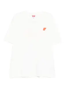 Футболка из органического хлопка с вышивкой Kenzo, белый
