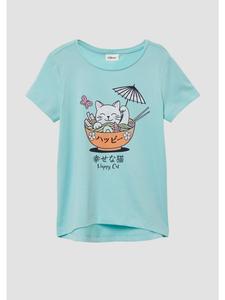 Футболка цвета 6115_светло-бирюзовый s.Oliver