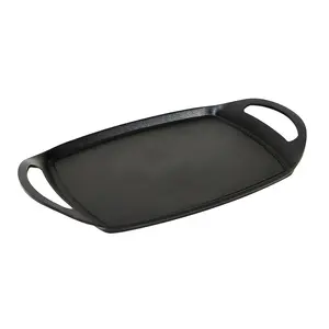 Прямоугольная кованая алюминиевая сковорода-противень Zircón El Corte Inglés, черный