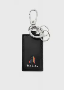 Брелок с изображением кролика в маркетри и яркими полосками