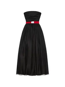 Платье со сборками Givenchy, черный