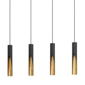 Подвесной светильник Eglo Barbotto, сталь - 4-пламенная - золото - количество языков пламени: 4