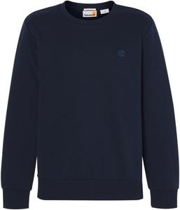 Мужская толстовка Timberland с круглым вырезом и начесом на спине, темно-синий