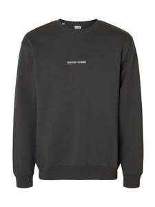 SELECTED Свитшот 'SLHHANKIE' в темно-сером цвете