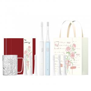 Xiaomi Электрическая зубная щетка White/Blue 8 насадок, портативная T100