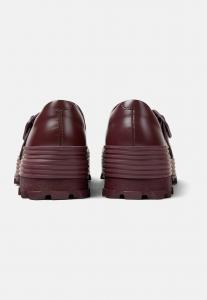 Балетки с пряжкой TRAKTORI CAMPERLAB, Бордо