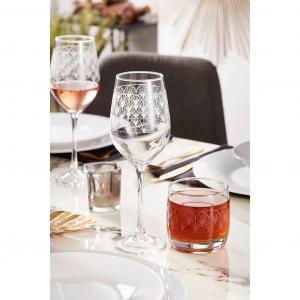 Набор бокалов для виски Trinkglas Paradisio, с пантографической оптикой, 4 предмета, сделано в Европе Luminarc, прозрачный