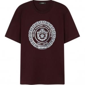 Футболка Chain Crest VERSACE, Umber