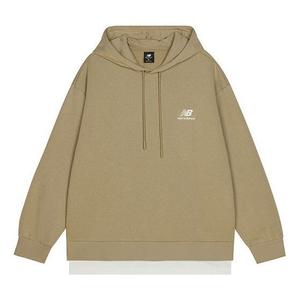 Толстовка с капюшоном с логотипом New Balance, хаки