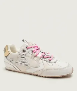 Кожаные кроссовки KURT Kurt Geiger, экрю