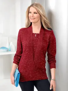 Свитер 2-в-1 Classic Basics "Свитер", цвет Rot-Meliert