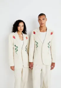 Куртка унисекс с вышивкой «диего» Sister Jane, Cream