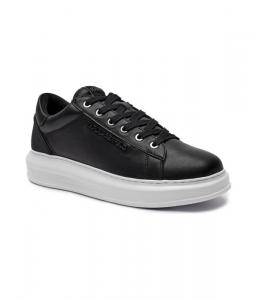 Кроссовки кожаные Kapri Karl Lagerfeld, черный / белый