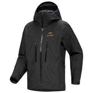 Arcteryx Куртка Arc'teryx Alpha Sv с капюшоном из ткани GORE-TEX, Black/24K Black