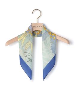 шарф с цветами