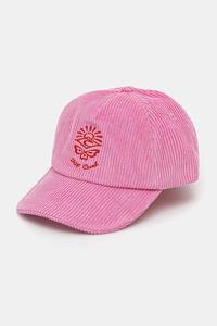 Кепка из вельвета с козырьком Rip Curl, розовый