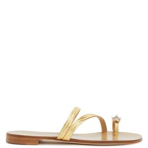 Балетки Giuseppe Zanotti Febe Studs Giuseppe Zanotti, золотой