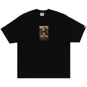 Футболка BAPE Art Print Relaxed Fit Tee, черный