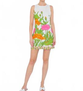 Платье-трапеция Элла с принтом Бали Flora Bea, Bali Print