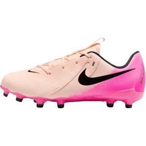 Nike Детские футбольные бутсы Phantom GX 2 Leather Slip Resistant Abrasion Resistant низкие Pink/Purple/Black