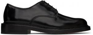 Парадные дерби в черной форме OUR LEGACY, Black leather
