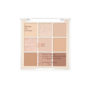 Тени для век с девятью секциями легко растушевываются натуральный матовый естественный вид Dasique