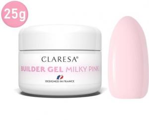 Г самовыравнивающийся гель для ногтей Claresa Builder Gel Milky Pink 25