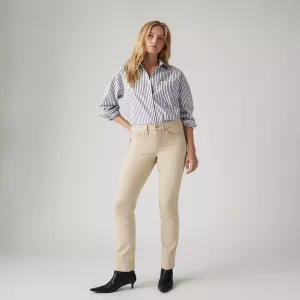 314 моделирующие прямые женские джинсы Levi's, коричневый