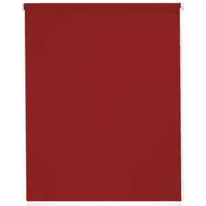 Солнцезащитная рулонная штора Young Style Blackout, затемняющая, энергосберегающая, подвесная Sunlines, красный/белый