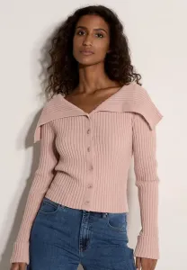 Кардиган с широким воротником Apricot, Pink