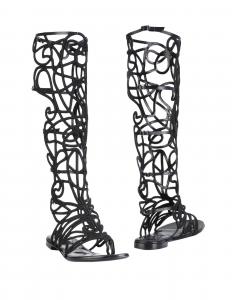 Сандалии Alberta Ferretti, черный