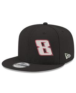 Мужская черная регулируемая шляпа Kyle Busch 9FIFTY Flawless New Era
