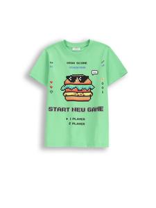 футболка с короткими рукавами зеленого цвета Coccodrillo