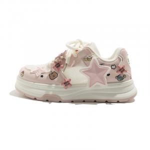 Низкие женские кроссовки BEIER, Beige Pink