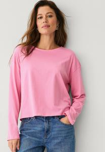 Топ с длинными рукавами Ellos Collection, розовый