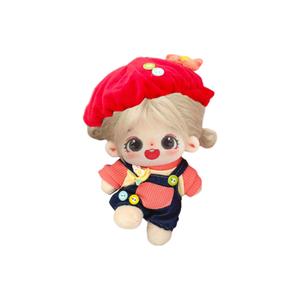 Мягкая плюшевая кукла из хлопка, 20 см Jinnew, красный