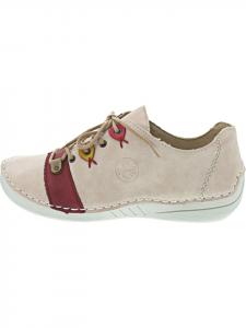 Rieker Спортивные кроссовки на шнуровке, розовые