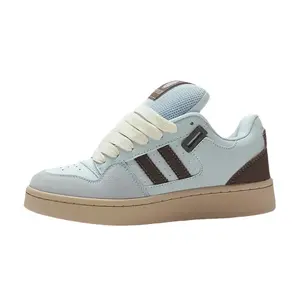 Boldi Kuki Женские противоскользящие и износостойкие низкие скейтерские кроссовки Lake Blue, цвет Lake Blue