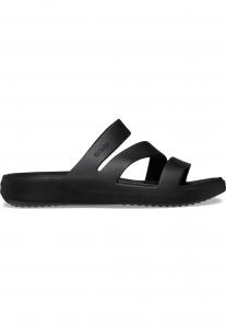 Шлепанцы GETAWAY STRAPPY Crocs, цвет black