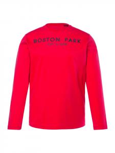 Футболка с короткими рукавами яблочно-красного цвета Boston Park