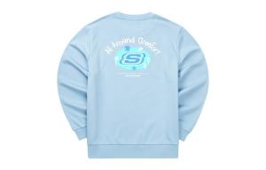 Skechers Свитшоты Unisex Air Blue/01CQ Crew Neck Moderate Regular