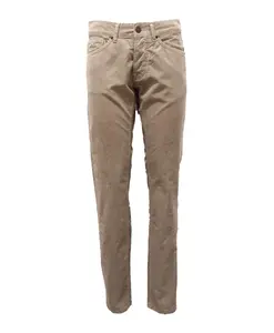 Бархатные брюки Michael Coal, бежевый