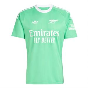 Футболка вратаря Arsenal 25/26 третья с доставкой AdiClub Adidas Originals, зеленый/белый