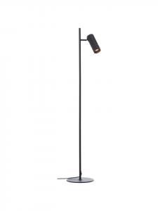 Напольная светодиодная лампа, 130 см, GU10, 350 лм, 3000 К, алюминий, песочно-черный цвет