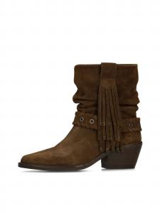 MANFIELD Ботинки до щиколотки в коричневом цвете