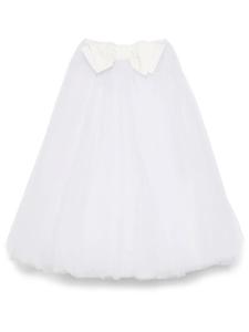 Юбка макси с бантом в салоне Parlor, белый